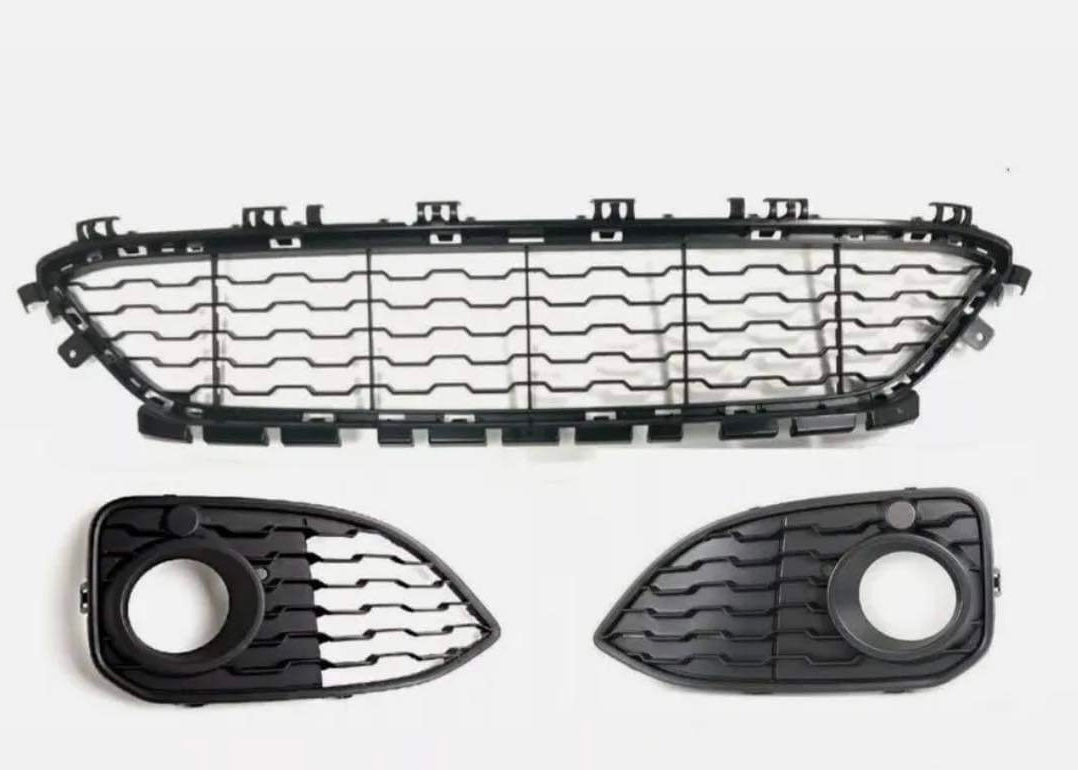 BMW 1 SERIES 2015-2019 HATCHBACK Front Bumper Grill Set For M Sport LCI (4 Items)