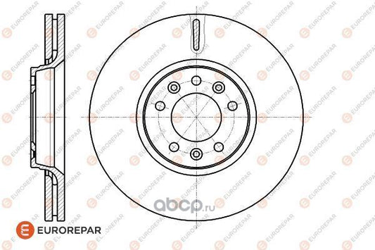 Brake Disc OEM (EUROREPAR) 1618865180