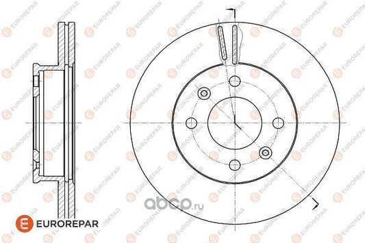 Brake Disc OEM (EUROREPAR) 1622813480