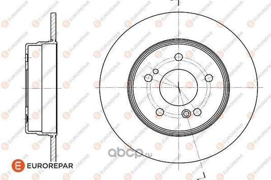 Brake Disc OEM (EUROREPAR) 1618875080