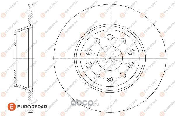 Brake Disc OEM (EUROREPAR) 1618885480