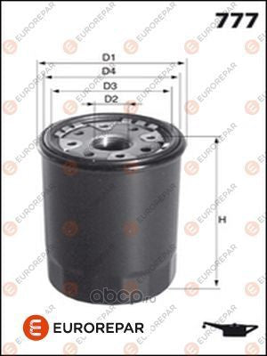 Oil Filter OEM (EUROREPAR) 1616173880