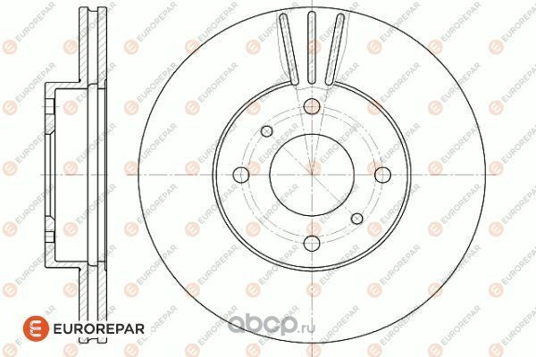 Brake Disc OEM (EUROREPAR) 1618872280