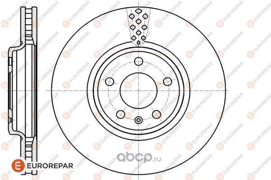 Brake Disc OEM (EUROREPAR) 1622807780