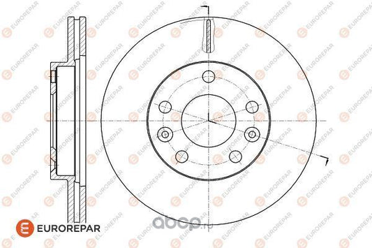 Brake Disc OEM (EUROREPAR) 1622814780