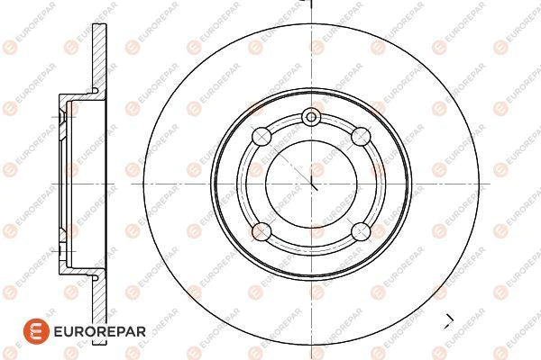 Brake Disc OEM (EUROREPAR) 1618868880