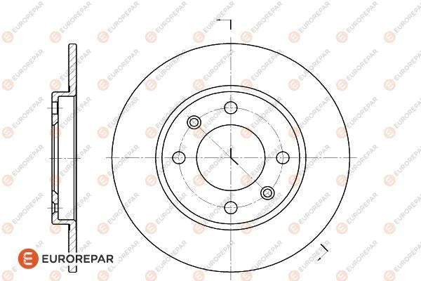 Brake Disc OEM (EUROREPAR) 1618860980