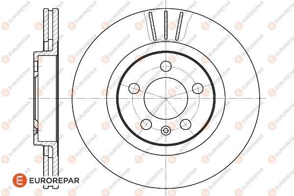 Brake Disc OEM (EUROREPAR) 1618867680