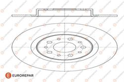 Brake Disc OEM (EUROREPAR) 1618869980