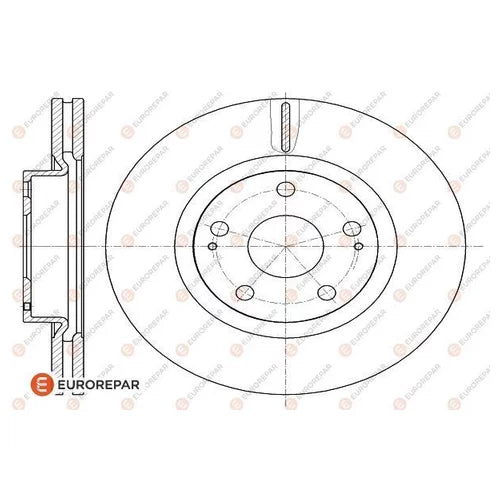 Brake Disc OEM (EUROREPAR) 1618887580