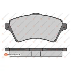 Brake Pad Kit OEM (EUROREPAR) 1623061080