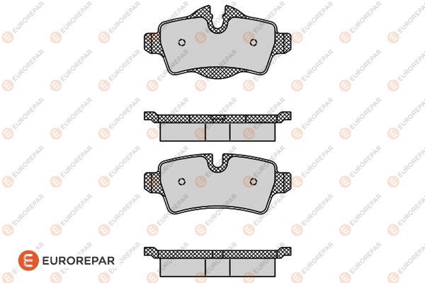 Brake Pad Kit OEM (EUROREPAR) 1617276980