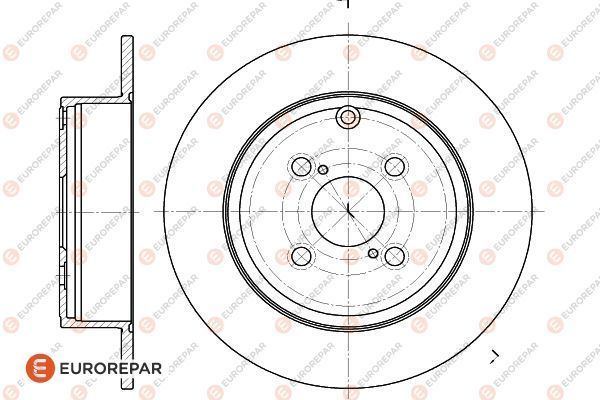 Brake Disc OEM (EUROREPAR) 1622809180