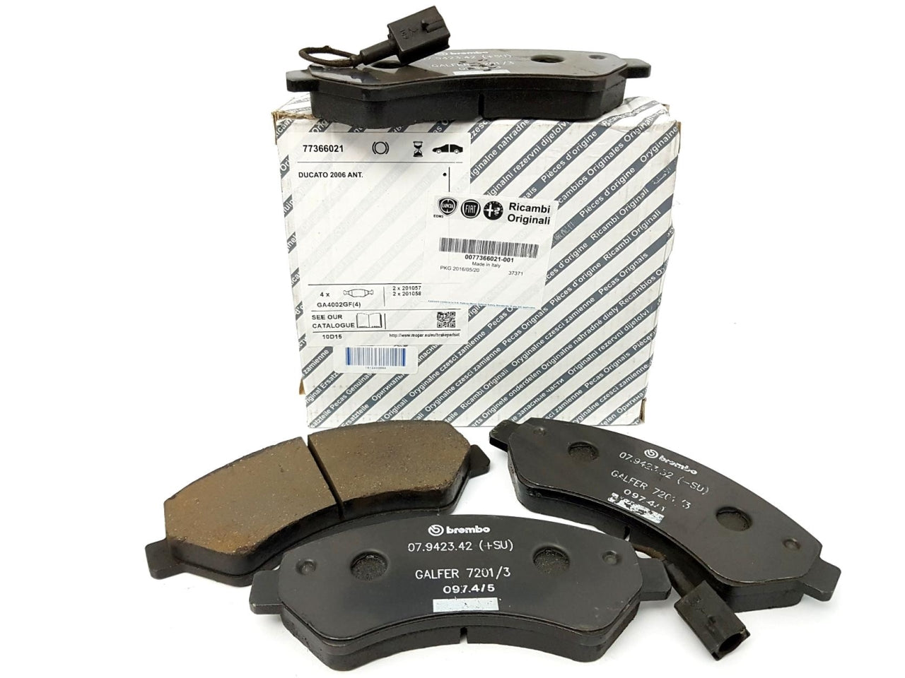 Brake Pad Kit OEM (PSA Group) 1612433680