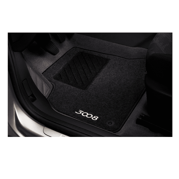 Genuine Peugeot 3008 Mk1 2008-2016 Dilour Carpet 2 Front/ 1 Rear Floor Car Mats