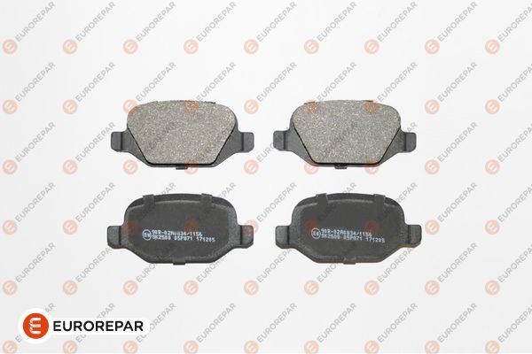 Brake Pad Kit OEM (EUROREPAR) 1617256880