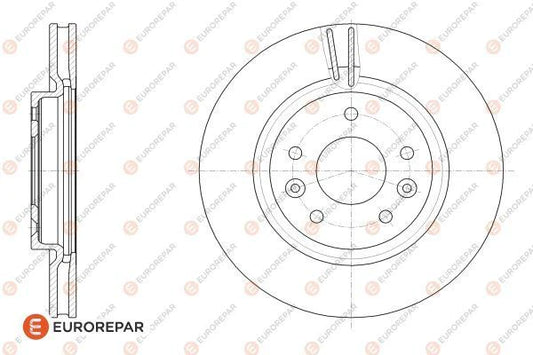 Brake Disc OEM (EUROREPAR) 1622808580