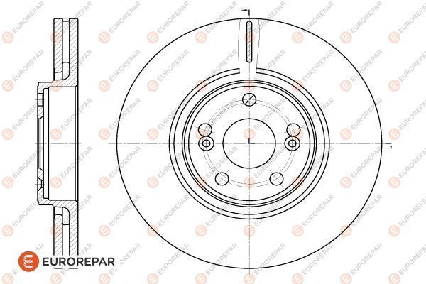 Brake Disc OEM (EUROREPAR) 1618887980