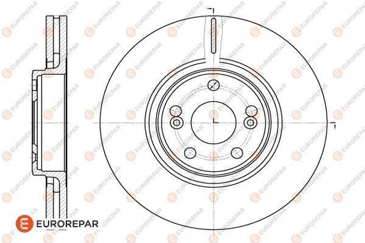 Brake Disc OEM (EUROREPAR) 1618887980