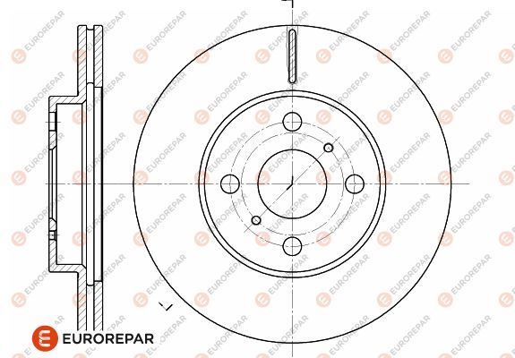 Brake Disc OEM (EUROREPAR) 1618865980