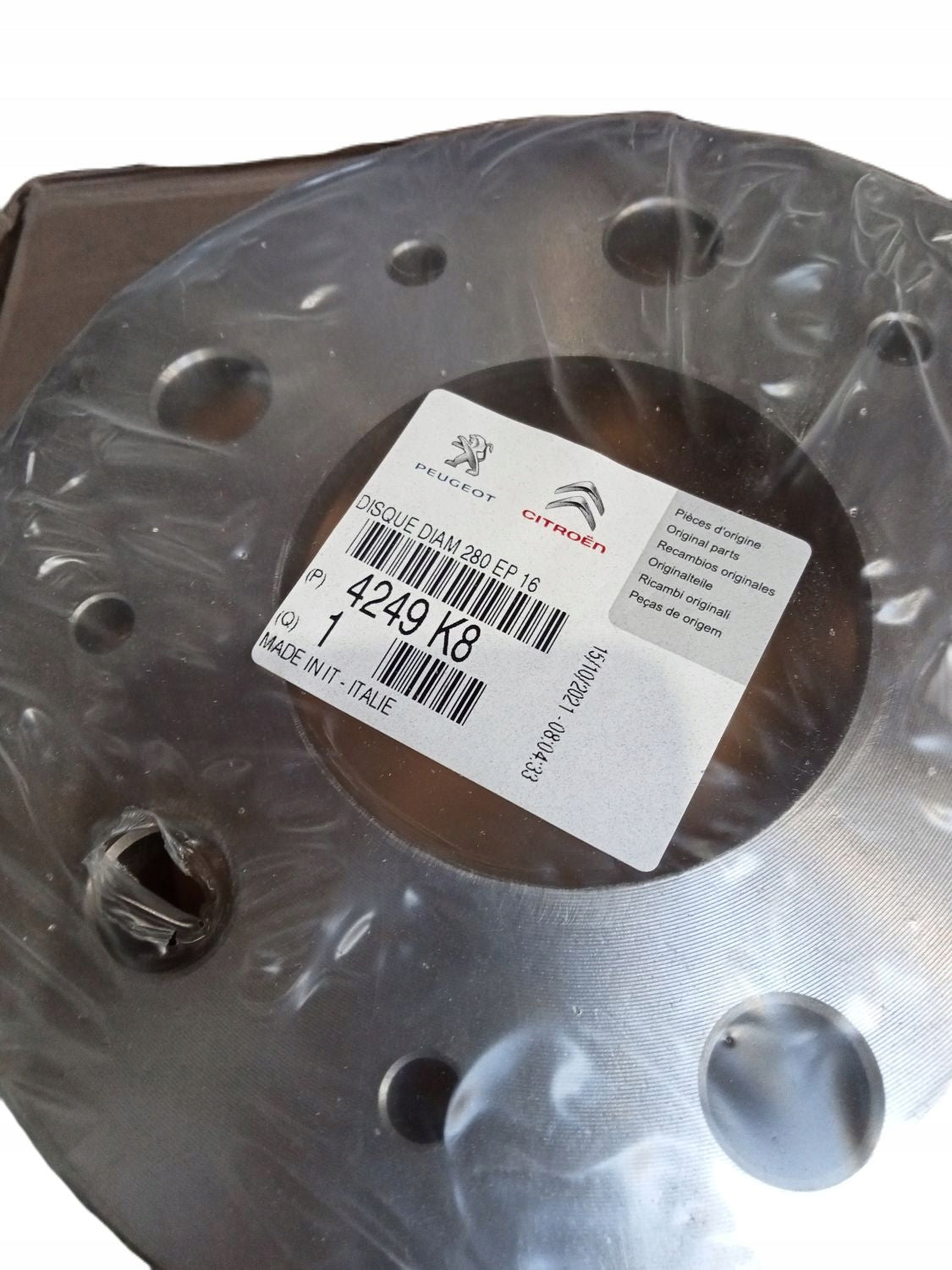 Brake Disc OEM (PSA Group) 4249K8