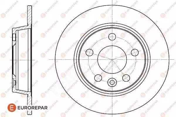 Brake Disc OEM (EUROREPAR) 1618883480