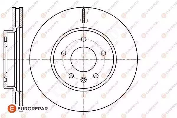 Brake Disc OEM (EUROREPAR) 1622812680