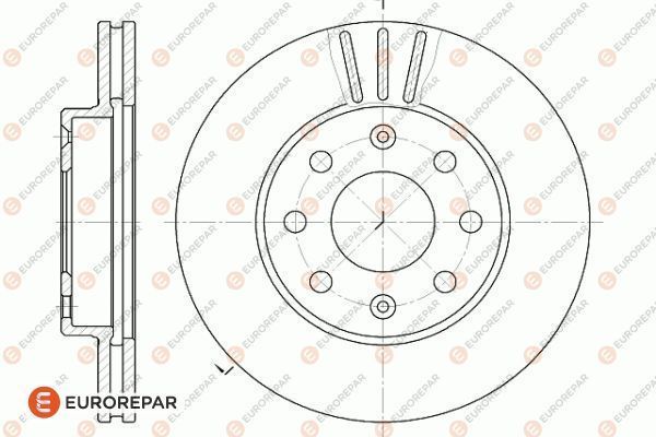 Brake Disc OEM (EUROREPAR) 1618870280