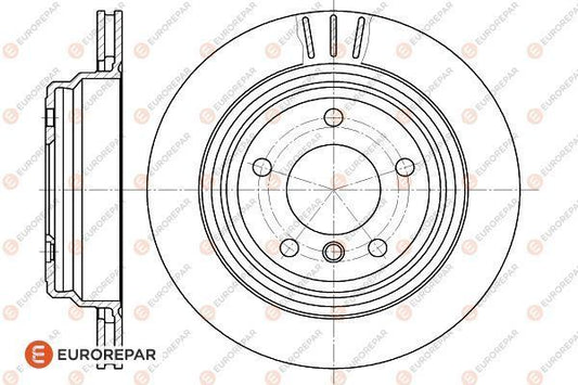 Brake Disc OEM (EUROREPAR) 1618880780