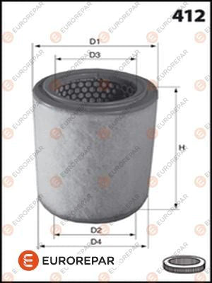 Air Filter OEM (EUROREPAR) 1613720780