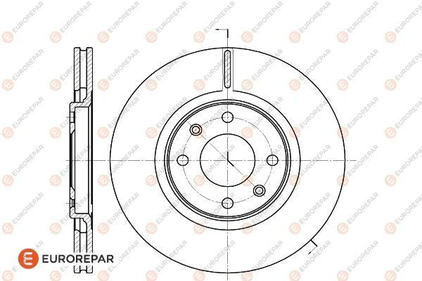 Brake Disc OEM (EUROREPAR) 1618860180