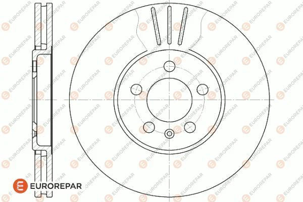 Brake Disc OEM (EUROREPAR) 1618873280