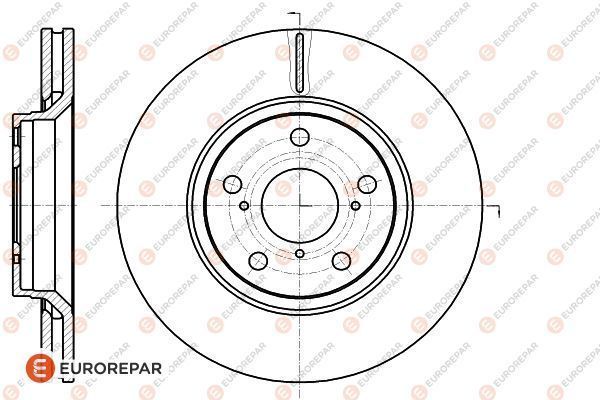 Brake Disc OEM (EUROREPAR) 1622812580