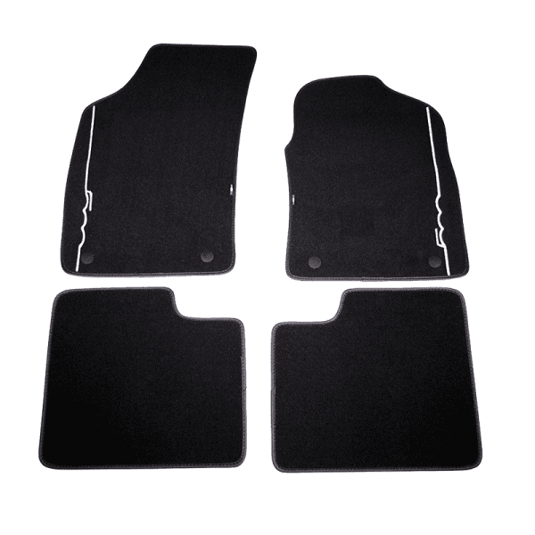 Genuine Fiat 500 Twin Fixing 2015 - Set Of Front / Rear Carpet Floor Car Mats