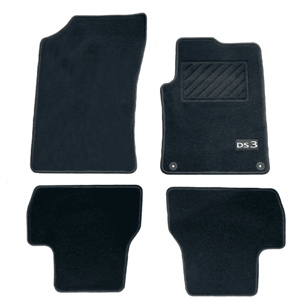 Genuine DS 3 car mats set of front and rear fits any DS 3 vehicle