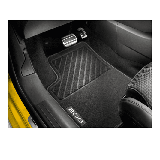 Genuine Peugeot car mats fits 208 2019 onwards front and rear fully tailored