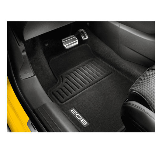 Genuine Peugeot 208 car mats fits 2019 onwards fully tailored front and rear