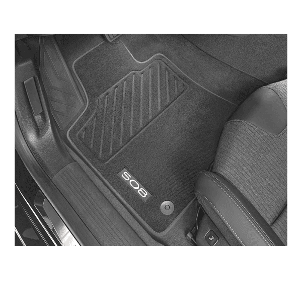 Genuine Peugeot 508 2018+ Tailored Velour Interior Carpet Car Floor Mats Front/ Rear