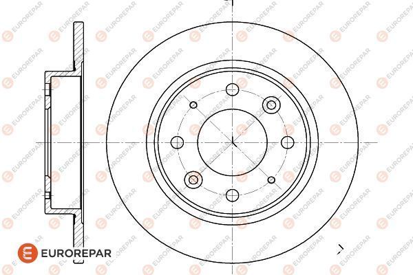 Brake Disc OEM (EUROREPAR) 1622805280