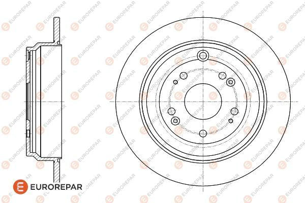 Brake Disc OEM (EUROREPAR) 1622808780