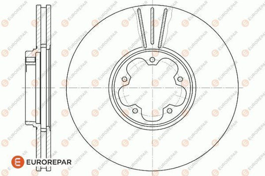 Brake Disc OEM (EUROREPAR) 1618871580