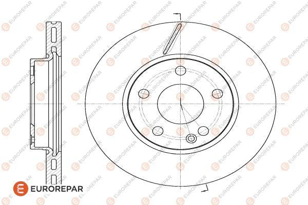 Brake Disc OEM (EUROREPAR) 1618870380