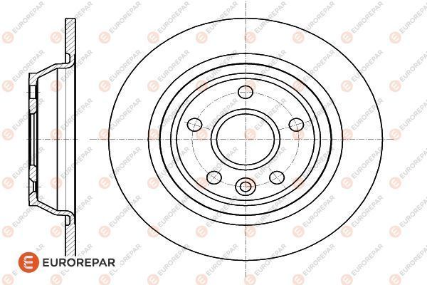 Brake Disc OEM (EUROREPAR) 1618889480