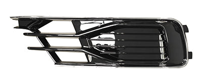 AUDI A6 2011-2018 SALOON Front Bumper Grille Black With Chrome Moulding Right Hand