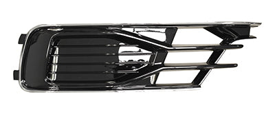 AUDI A6 2011-2018 SALOON Front Bumper Grille Black With Chrome Moulding Left Hand