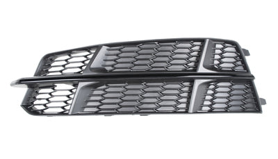 AUDI A6 2011-2018 SALOON Front Bumper Grille With Gloss Black Moulding (S-Line Models) Left Hand