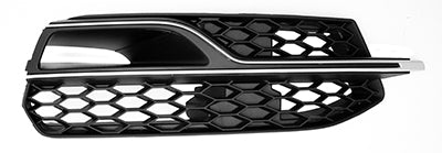 AUDI A3 2013- SALOON Front Bumper Grille W/Silver Moulding (S3 Models Only) Right Hand