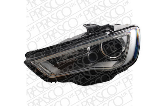 AUDI A3 2013- HATCHBACK Headlight Bi-Xenon With LED DRL Chrome Left Hand