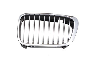 BMW 3 SERIES E46 1998-2005 SALOON Grille Chrome Frame + Chrome Slats 4 Door Left Hand