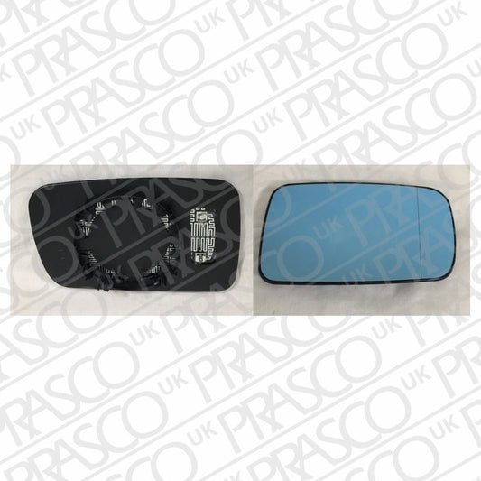 BMW 3 SERIES E46 1998-2005 SALOON Door Mirror Glass Blue Heated Right Hand